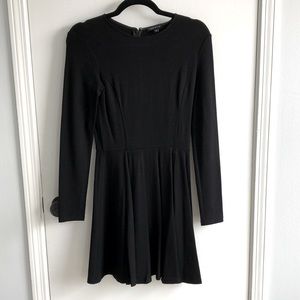 Theory - long sleeve black dress